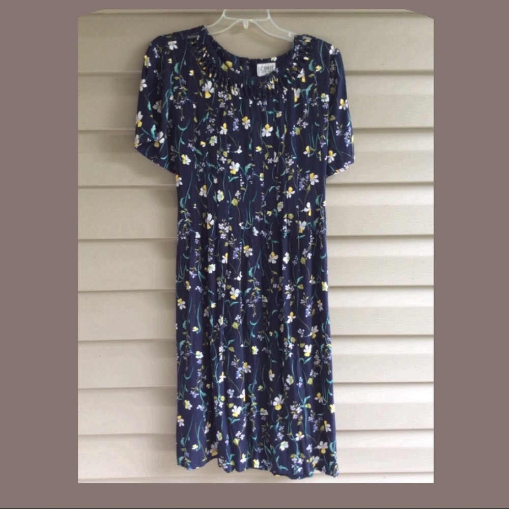 Liz Baker Essentials blue dress